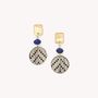Jewelry - 3 elements earrings - Madam Bogolan - NATURE BIJOUX