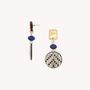 Jewelry - 3 elements earrings - Madam Bogolan - NATURE BIJOUX