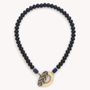 Jewelry - Short necklace with front lock - Madam Bogolan - NATURE BIJOUX