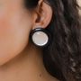 Jewelry - Simple round post earrings - Saint Honore - NATURE BIJOUX