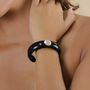 Bijoux - Bracelet jonc corne noire - Saint Honore - NATURE BIJOUX