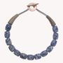 Jewelry - Short necklace with brown lip lock - Skala - NATURE BIJOUX