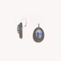 Bijoux - Boucles d'oreilles dormeuses ovales - Skala - NATURE BIJOUX