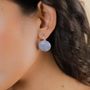 Bijoux - Boucles d'oreilles dormeuses rondes - Skala - NATURE BIJOUX