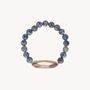 Bijoux - Bracelet extensible nacre brune facettée - Skala - NATURE BIJOUX