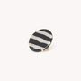 Bijoux - Grosse bague ajustable - Zebra - NATURE BIJOUX