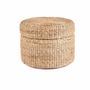 Ottomans - The Circle Storage Ottoman - Natural - BAZAR BIZAR LIVING