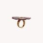 Bijoux - Bague ajustable grand fleur rouge - Son Jardin - NATURE BIJOUX