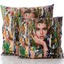 Tissus pour extérieurs - Coussin d'extérieur Jane 60 x 60 - Design by Anne Mondy - ARTDECORIS