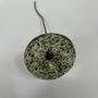 Floral decoration - Small Glass Flower For Outside In Moss On Flexible Stem - CARNEOL GLASS