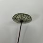 Floral decoration - Small Glass Flower For Outside In Moss On Flexible Stem - CARNEOL GLASS