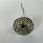 Floral decoration - Small Glass Flower For Outside In Moss On Flexible Stem - CARNEOL GLASS