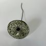 Floral decoration - Small Glass Flower For Outside In Moss On Flexible Stem - CARNEOL GLASS