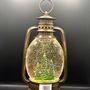 Other Christmas decorations - Christmas LED Bronze Lantern – Snowman Family in Forest, Music - BLUE STAR B.V.