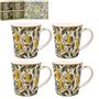 Mugs - mug set of 4 W.Morris fruits - KARENA INTERNATIONAL
