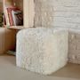 Design objects - Cubo, our sheepskin cube - MAISON THURET