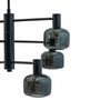 Ceiling lights - Arp 6-bulb chandelier black/smoke - DYBERG LARSEN
