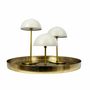 Table lamps - ALONG LED Mini Table Lamp beige/brass 3 pcs box/tray - DYBERG LARSEN