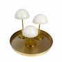 Table lamps - ALONG LED Mini Table Lamp beige/brass 3 pcs box/tray - DYBERG LARSEN