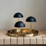 Table lamps - ALONG LED Mini Table Lamp black/brass 3 pcs with tray - DYBERG LARSEN