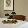Table lamps - ALONG LED Mini Table Lamp black/brass 3 pcs with tray - DYBERG LARSEN