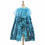 Children's dress-up - Galaxia Blue Sequin Cape TU - Costume - LABAY