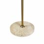 Table lamps - MOONLIGHT beige, brass, travertine LED rechargeable table lamp - DYBERG LARSEN