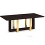Dining Tables - BRONTE - Lacquer Dining Table - MAI HOME DECOR