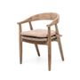 Fauteuils de jardin - Armchair Faye wicker seat - GOMMAIRE