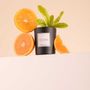 Bougies - Bougie Fleur d'oranger verre noir 180g - Cire 100% végétale - TANDEM FRAGRANCES