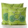 Fabric cushions - Bici decorative pillow 60 x 60 - Design by Juan de Lascurain - ARTDECORIS