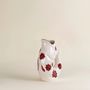 Decorative objects - GlouGlou Carafe Hand-Painted - Painted Red Carnation - CHAROLLES