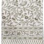 Table linen - Blockprinted cotton tablecloth, 160 x 250 cm - MAISON LILO