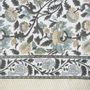 Table linen - Blockprinted cotton tablecloth, 160 x 250 cm - MAISON LILO