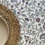 Table linen - Blockprinted cotton tablecloth, 160 x 250 cm - MAISON LILO
