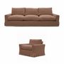 Sofas for hospitalities & contracts - Big Mamma Mocha Mousse| Sofa and Armchair - CREARTE COLLECTIONS