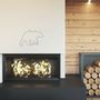 Other wall decoration - Wire Wall Decoration\" Bear\” - to pin - Wall Jewelry - BIJOUX DE MUR