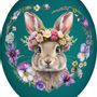 Cadeaux - œufs de Pâques 15 cm FLORAL COUTURE - NESTLER GMBH FEINKARTONAGEN