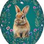 Cadeaux - œufs de Pâques 15 cm FLORAL COUTURE - NESTLER GMBH FEINKARTONAGEN