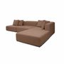 Canapés pour collectivités - Modular Mocha Mousse |Canapé modulaire - CREARTE COLLECTIONS
