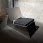 Lawn armchairs - Aluminum Lounge Chair - Metallic Minimalistic Designer Armchair - CASE STUDIOS