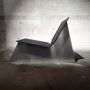 Lawn armchairs - Aluminum Lounge Chair - Metallic Minimalistic Designer Armchair - CASE STUDIOS