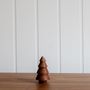 Christmas table settings - Wooden Small Brown Christmas Tree - WE LOVE SEASONS