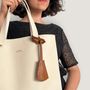 Leather goods - Link LED leather lamp - Light up your bag in style - ATELIER BALTUS