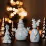 Christmas table settings - Ceramic White Christmas Tree with Star - WE LOVE SEASONS