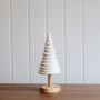 Christmas table settings - Ceramic Small White Christmas Tree - WE LOVE SEASONS