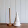 Christmas table settings - Ceramic Large White Christmas Tree - WE LOVE SEASONS