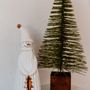 Christmas table settings - Ceramic White and Gold Snowman - WE LOVE SEASONS