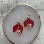 Jewelry - DIANA dangling leaf earrings - LES TRÉSORS DE CIA