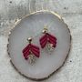 Jewelry - DIANA dangling leaf earrings - LES TRÉSORS DE CIA